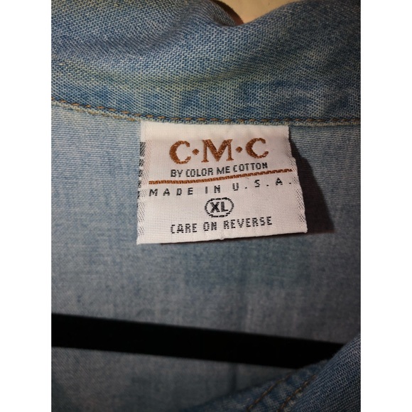 C.M.C vintage denim top - Picture 3 of 9